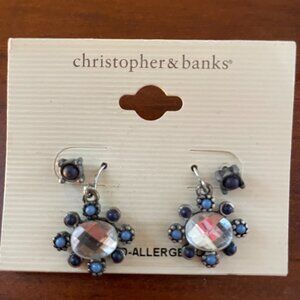Bundle 3 for $12.  Two pairs of Christopher & Banks Earrings